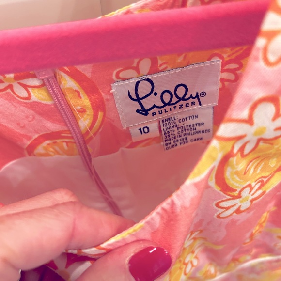 Lilly Pulitzer Girls size 10 Fruit Punch shift dress. EUC - Picture 4 of 4
